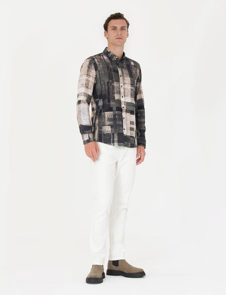 Ekru Slim Fit Jean Pantolon - 50274154047