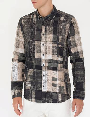 Siyah Slim Fit Uzun Kollu Gömlek