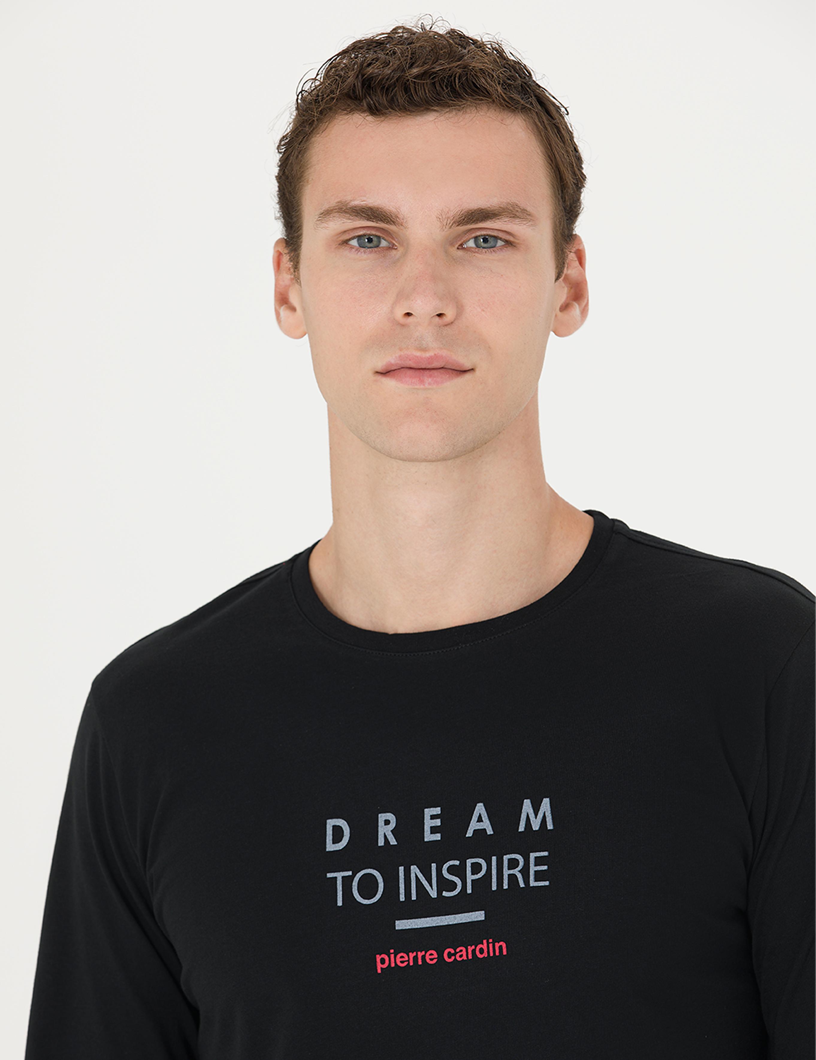 Siyah Uzunkol Pijama Takımı