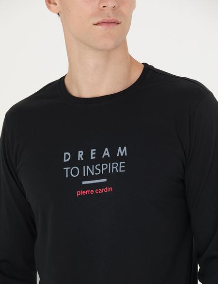 Siyah Uzunkol Pijama Takımı - 50284149001