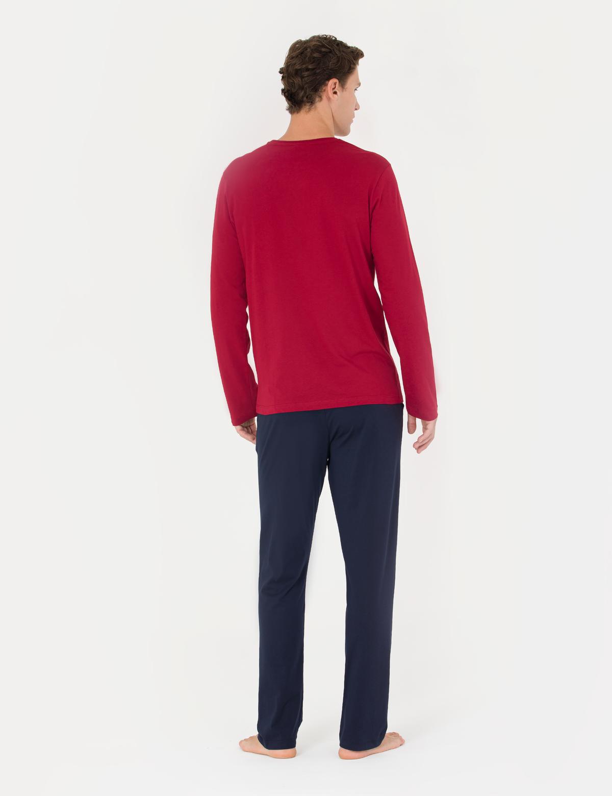 Bordo Pijama Takımı - 50284149004