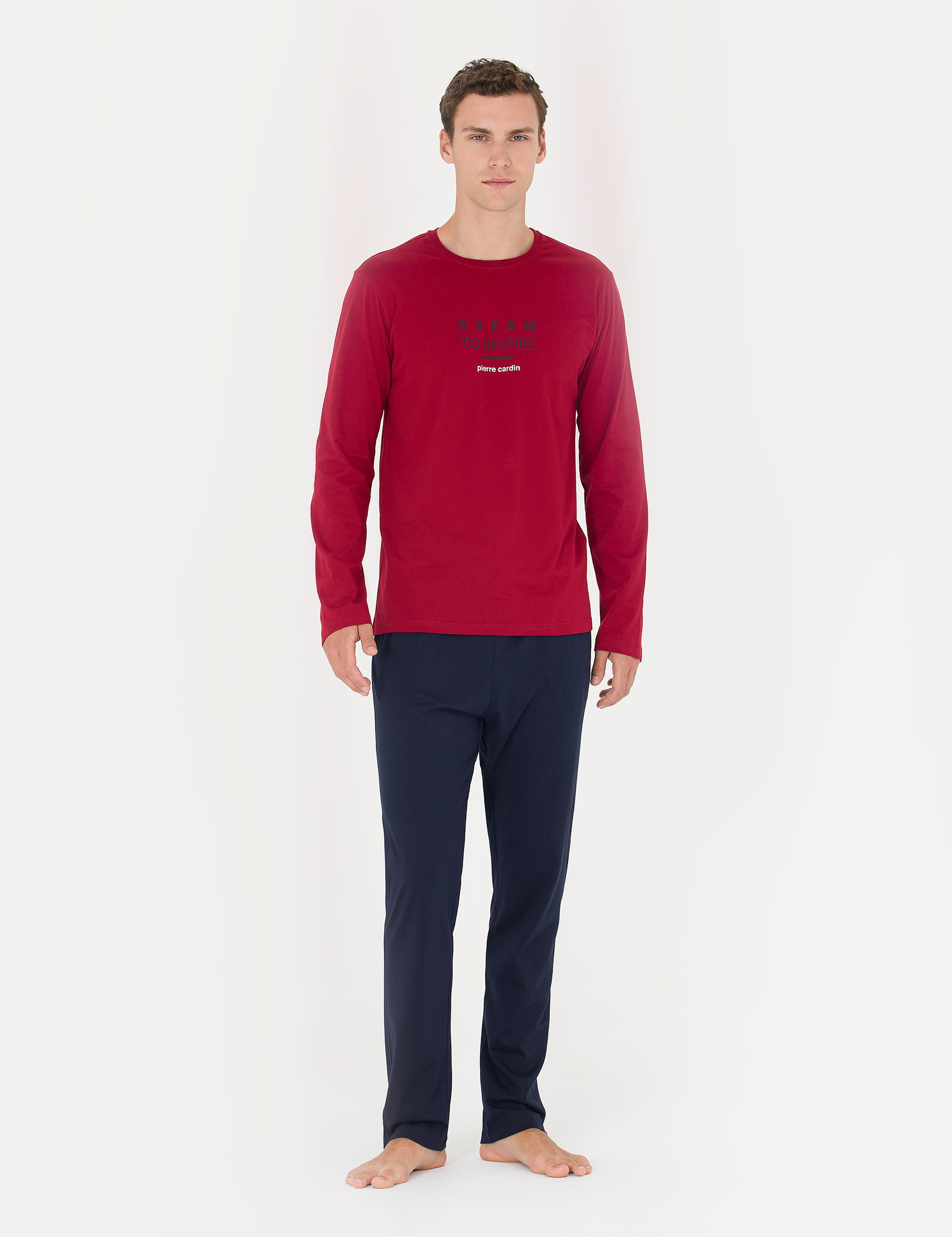 Bordo Pijama Takımı