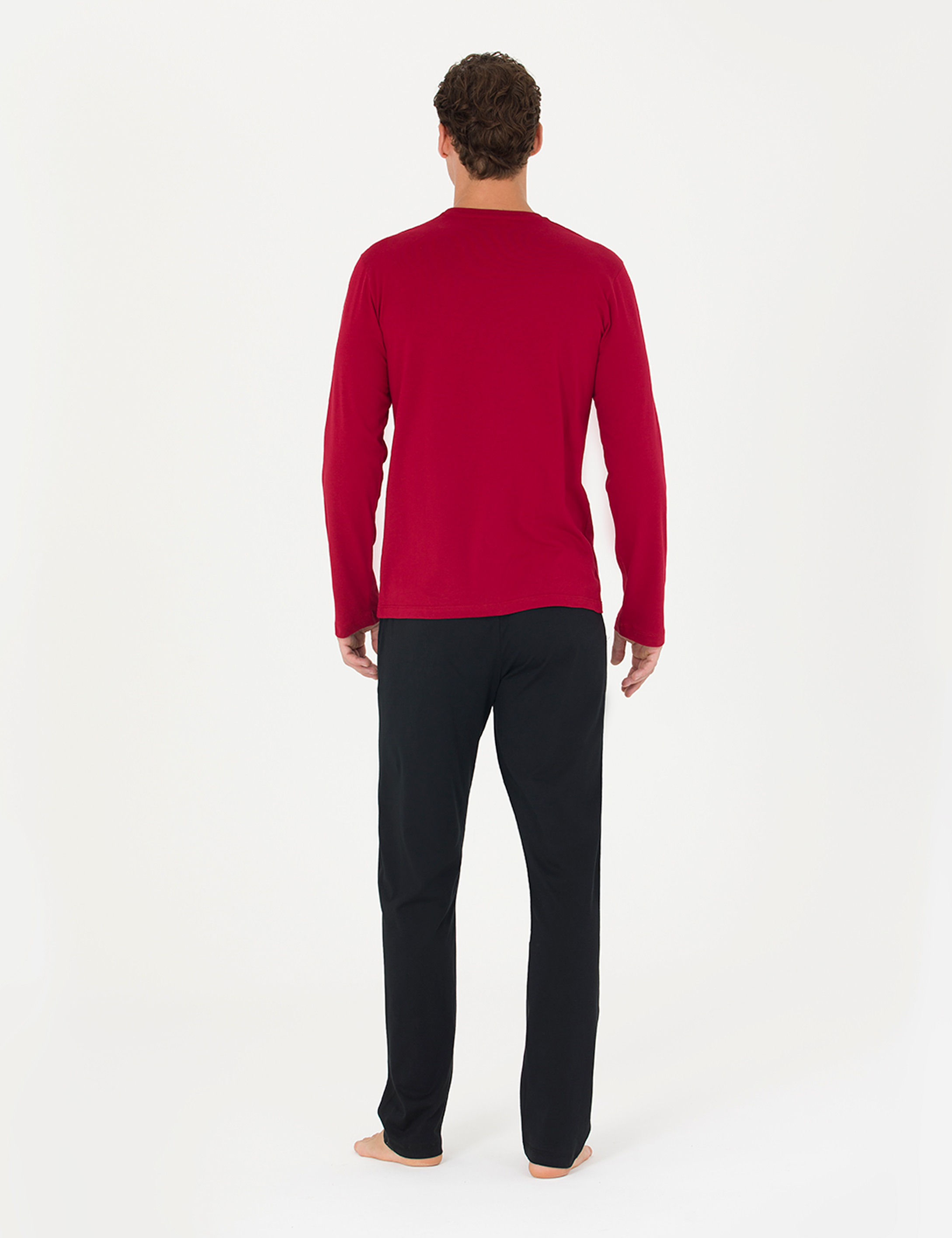 Bordo Pijama Takımı - Image 5