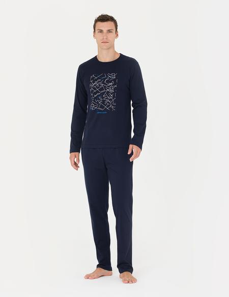 Lacivert Pijama Takımı - 50284189007