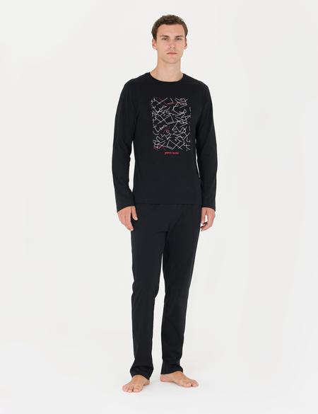 Siyah Pijama Takımı - 50284189005