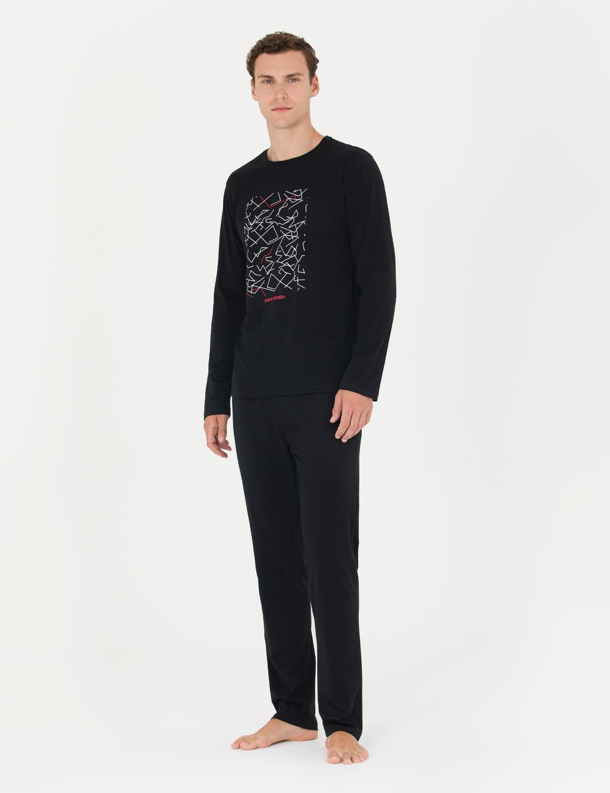 Siyah Pijama Takımı - 50284189005