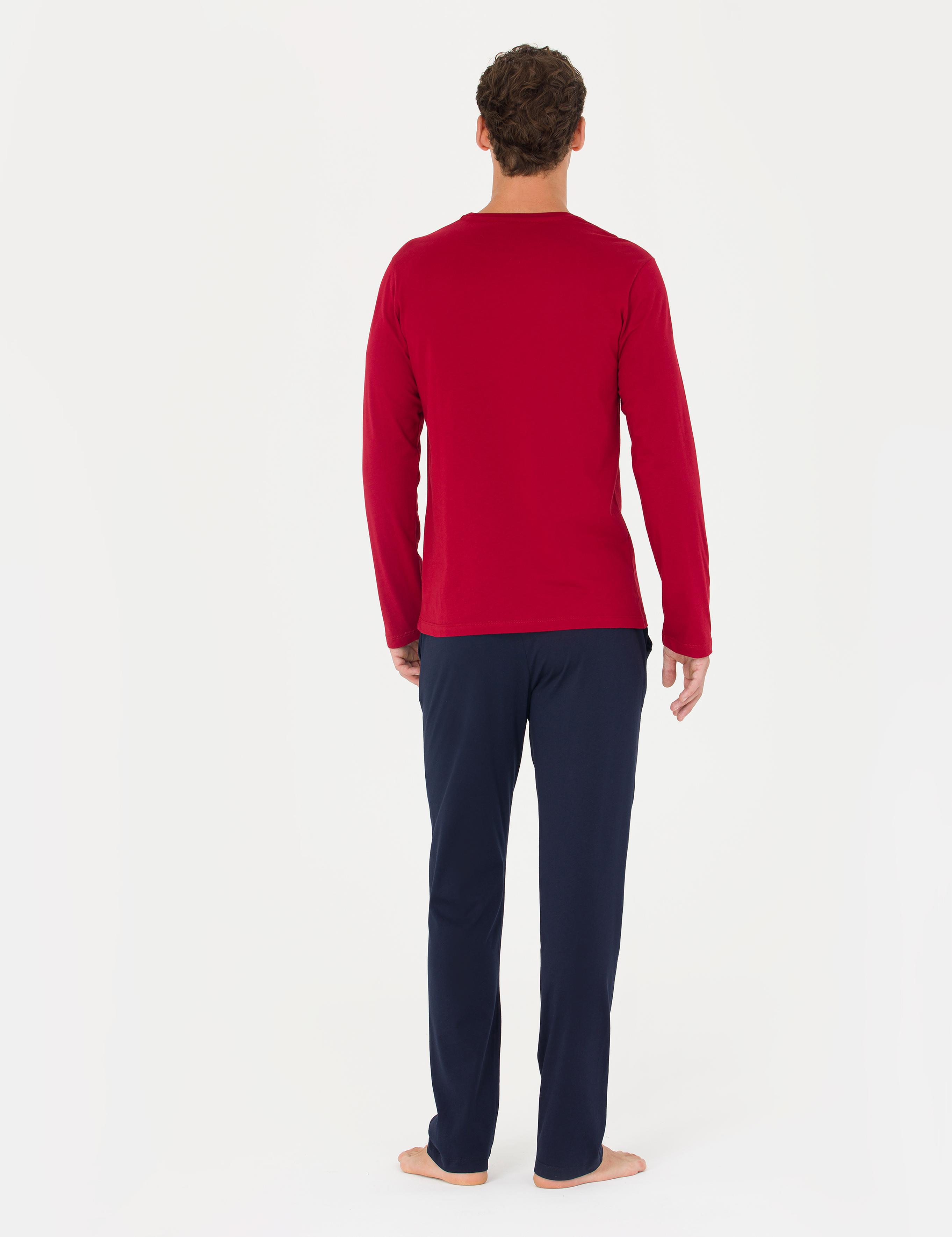 Bordo Pijama Takımı