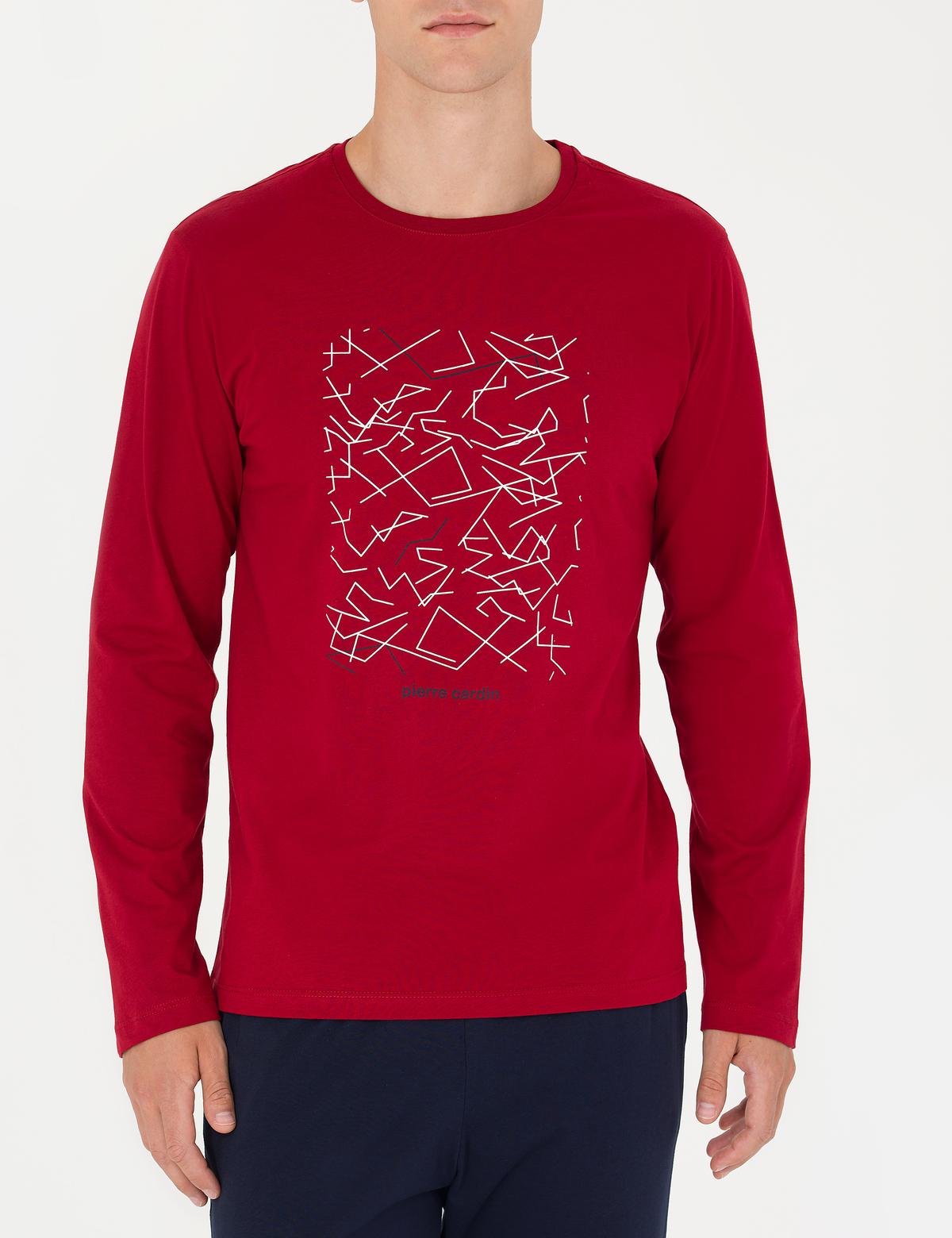 Bordo Pijama Takımı - 50284189008