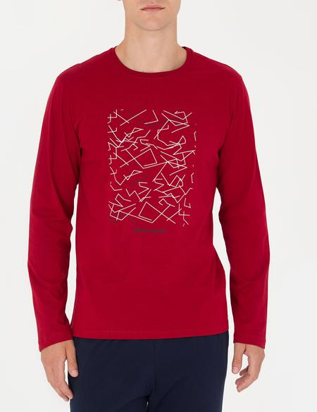 Bordo Pijama Takımı - 50284189008