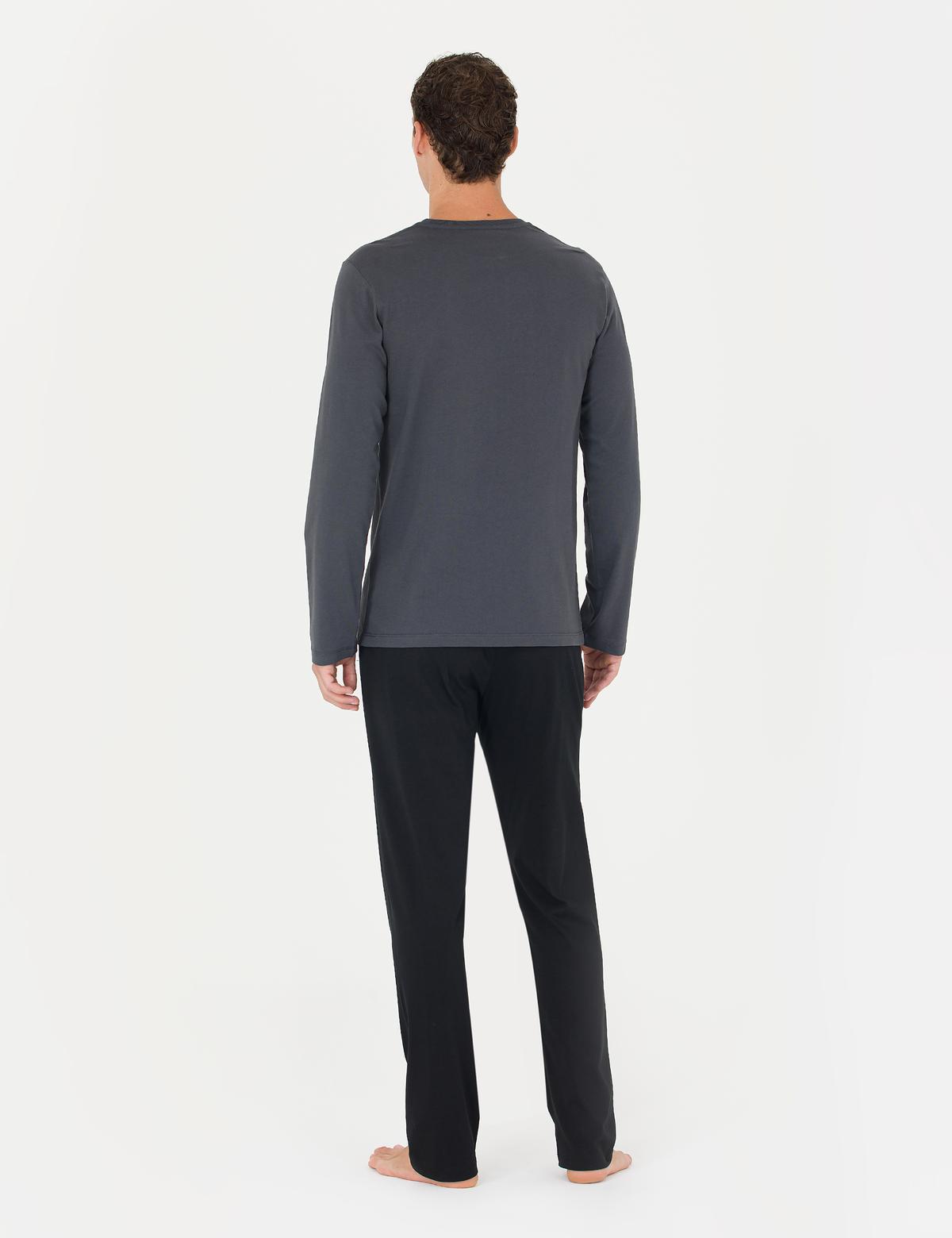 Gri Pijama Takımı - 50284189006