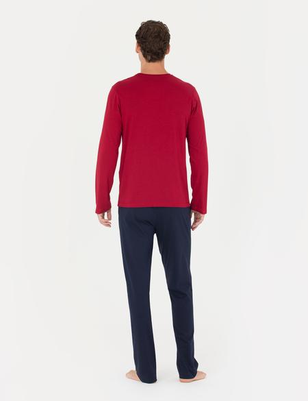 Bordo Pijama Takımı - 50284191012