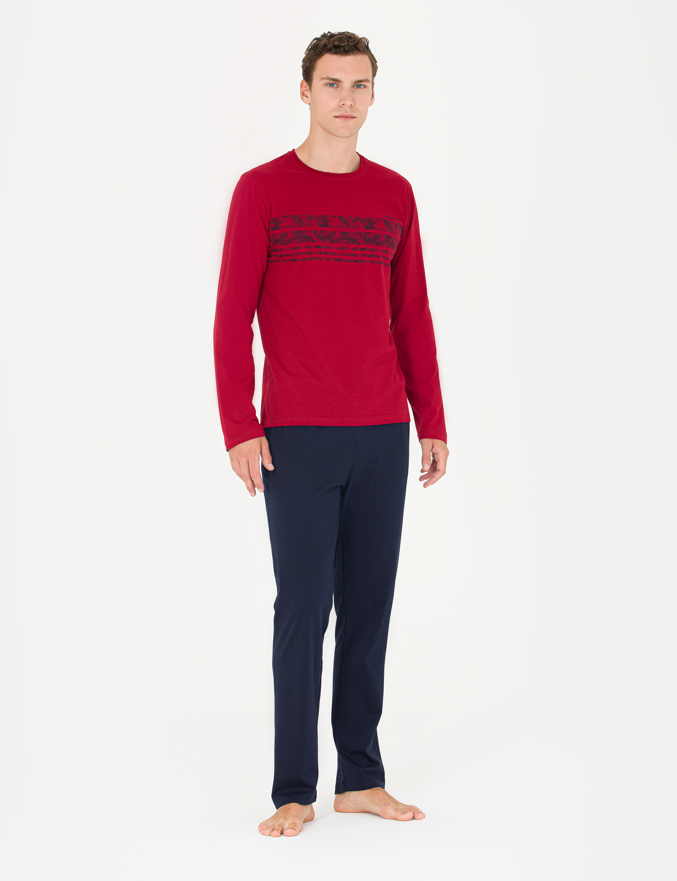 Bordo Pijama Takımı - Image 3