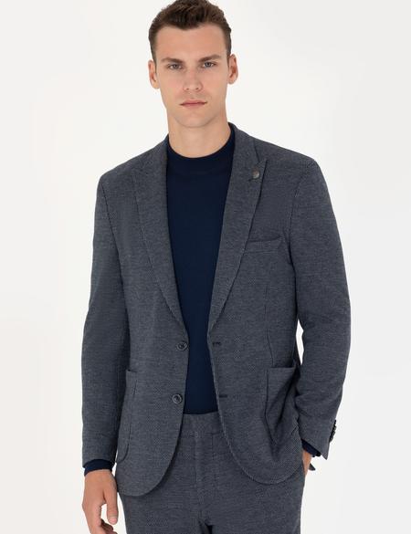 Lacivert Ekstra Slim Fit Spor Takım Elbise - 50277602014