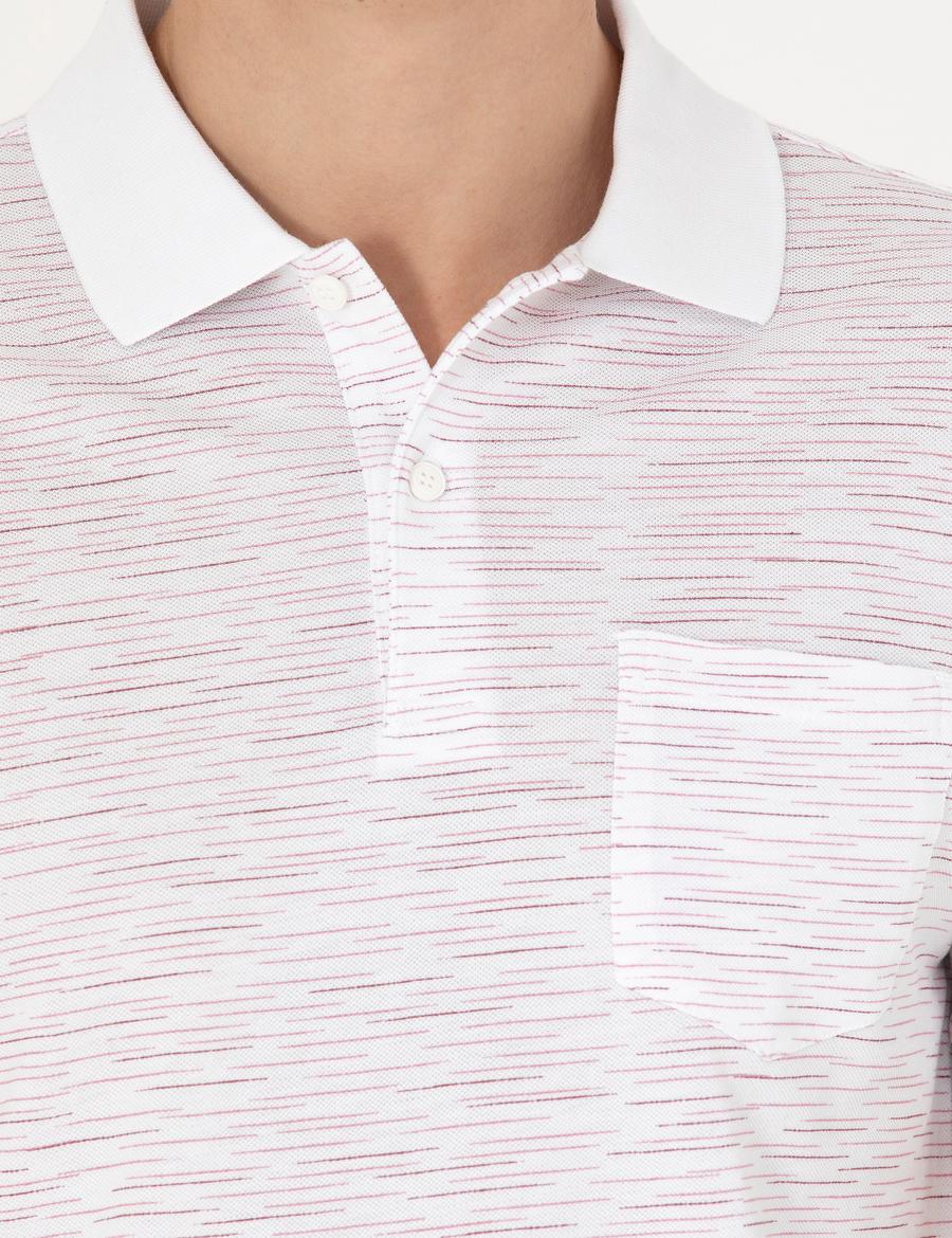 Ekru Regular Fit Polo Yaka Tişört