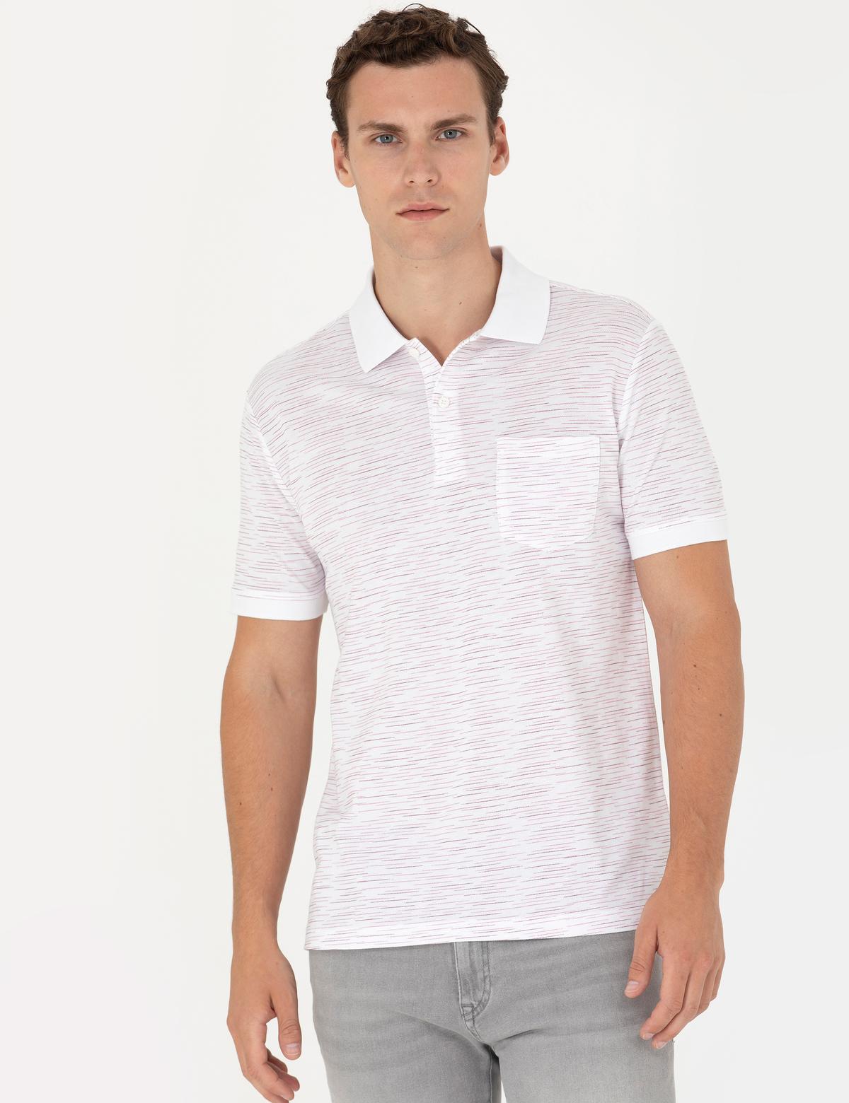Ekru Regular Fit Polo Yaka Tişört - 50273576010