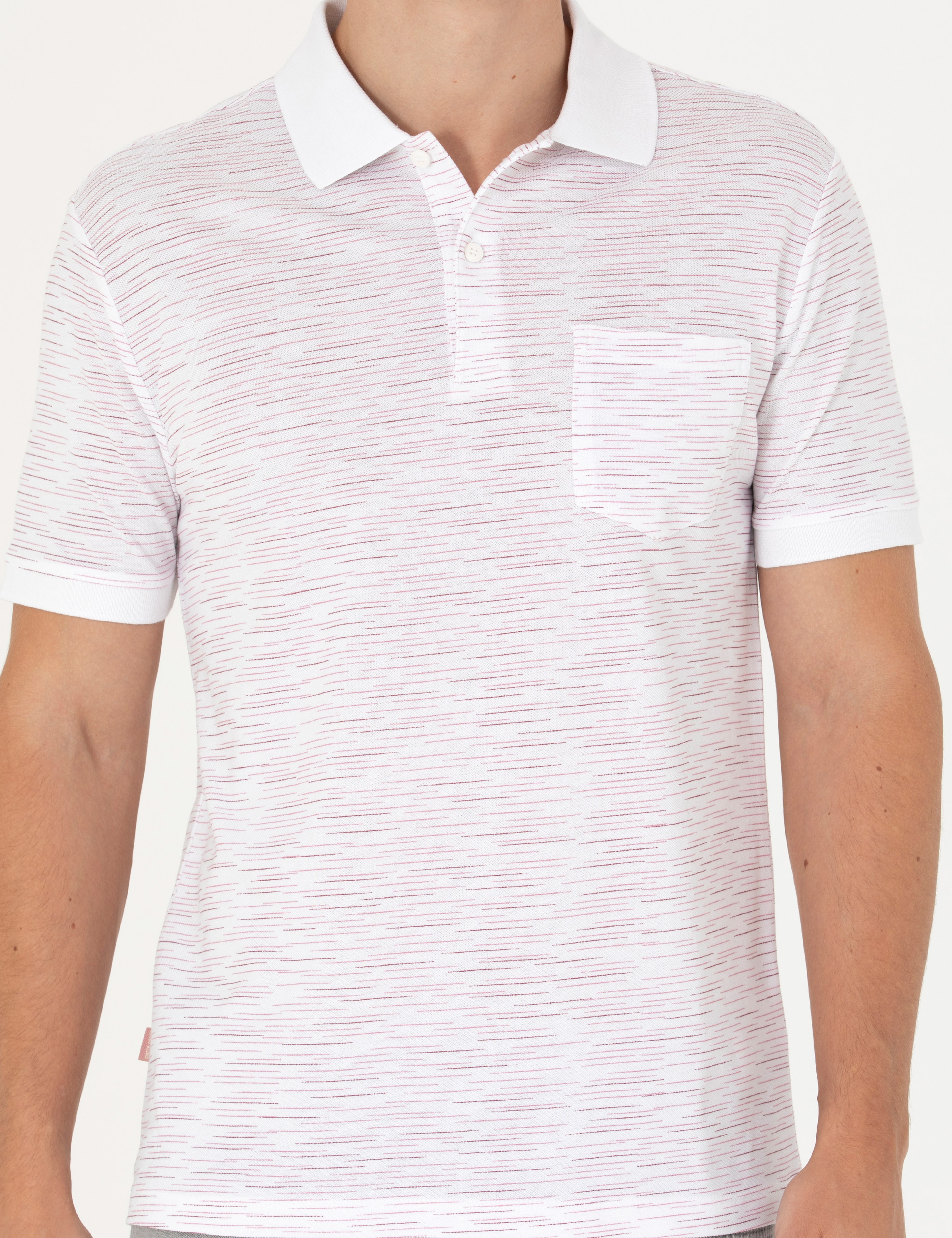 Ekru Regular Fit Polo Yaka Tişört