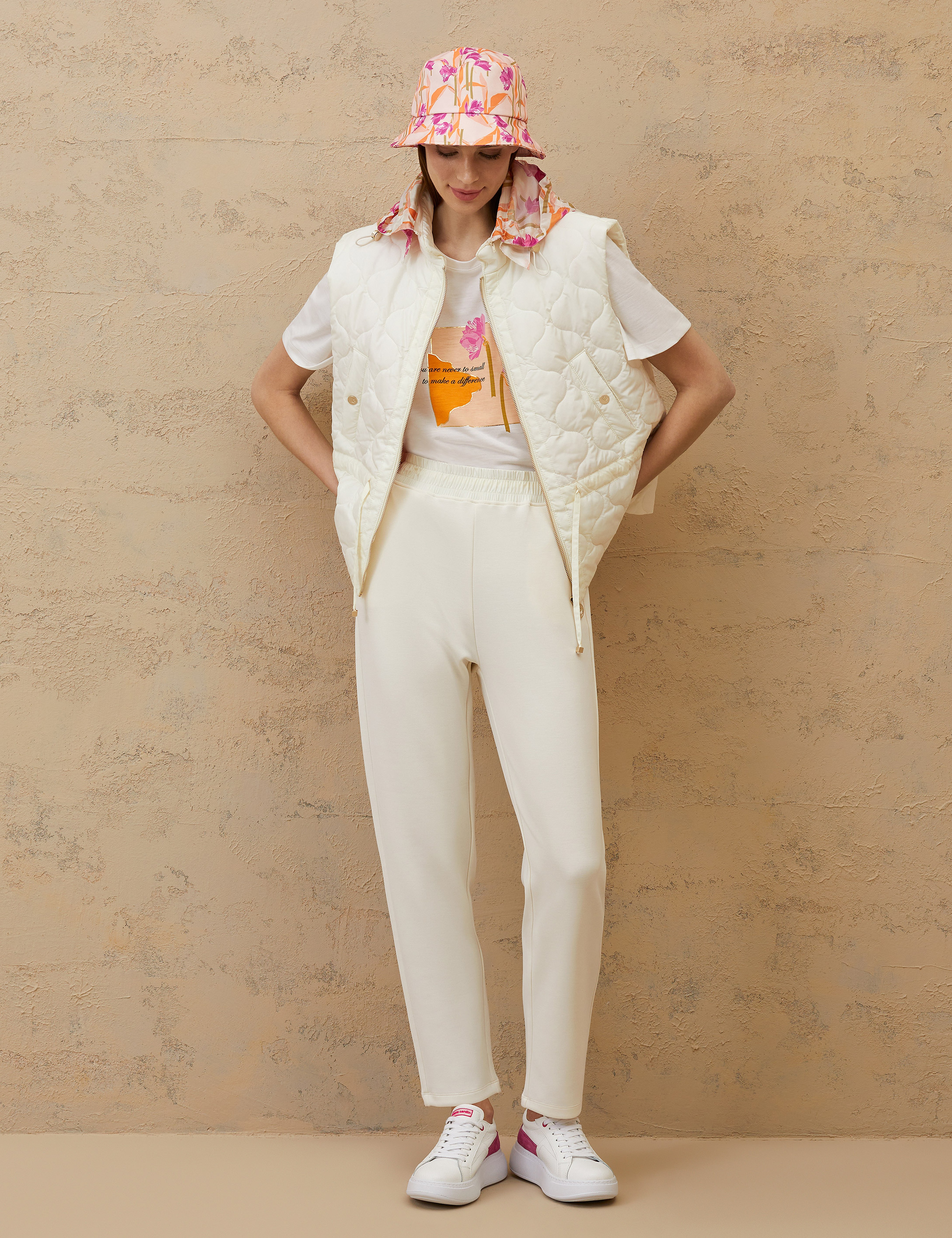 Ekru Regular Fit Eşofman Altı - Image 1