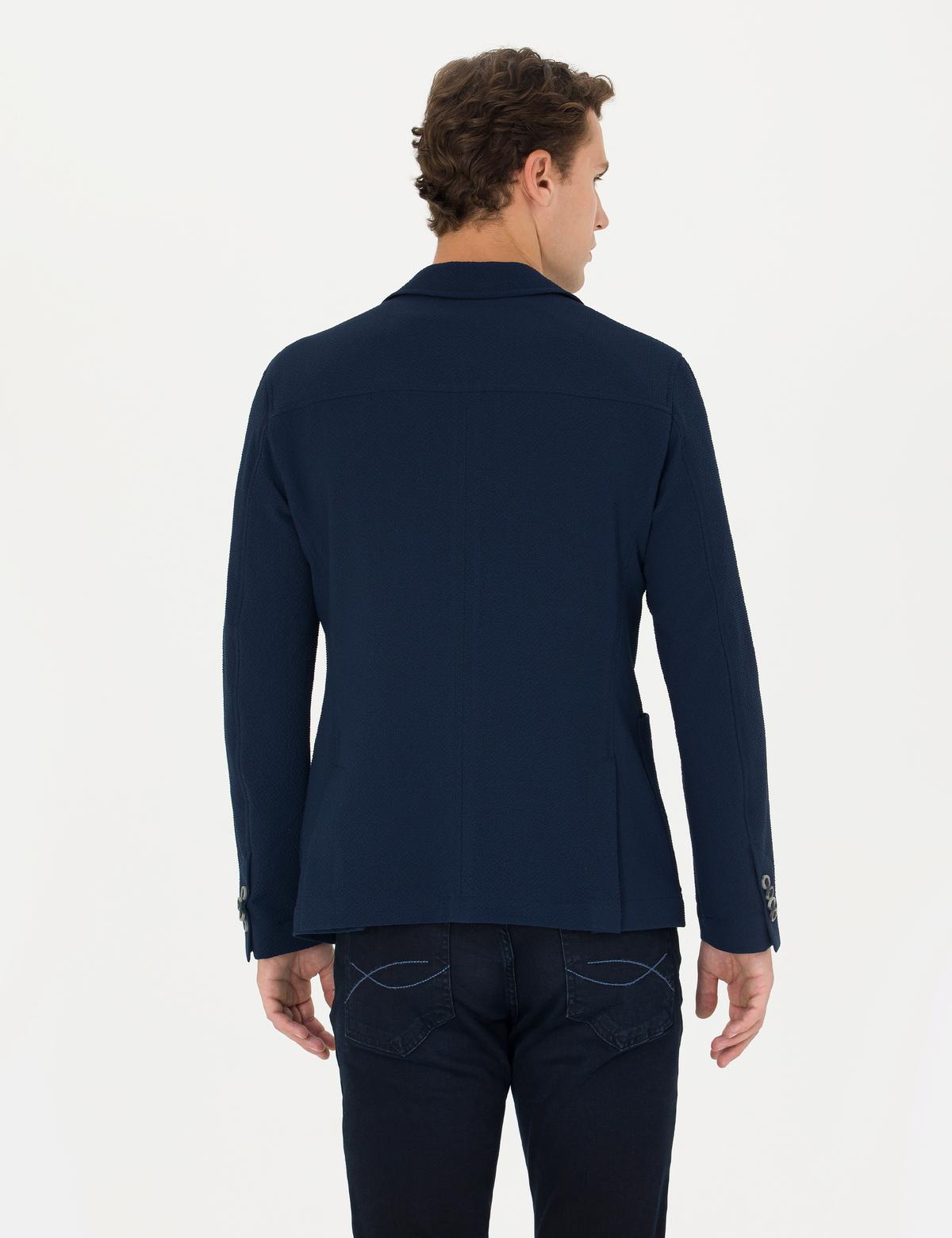 Lacivert Ekstra Slim Fit Blazer Ceket - 50269735011