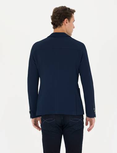Lacivert Ekstra Slim Fit Blazer Ceket