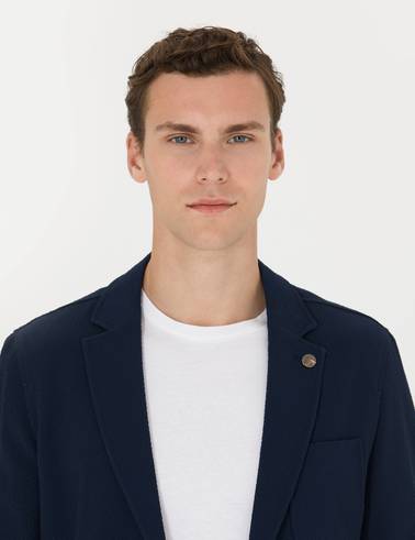 Lacivert Ekstra Slim Fit Blazer Ceket