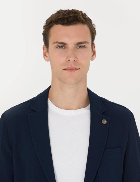 Lacivert Ekstra Slim Fit Blazer Ceket - 50269735011