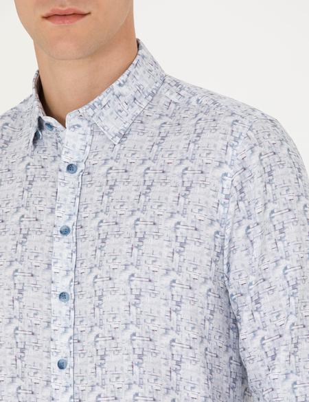 Mavi Slim Fit Uzun Kollu Gömlek - 50273552036