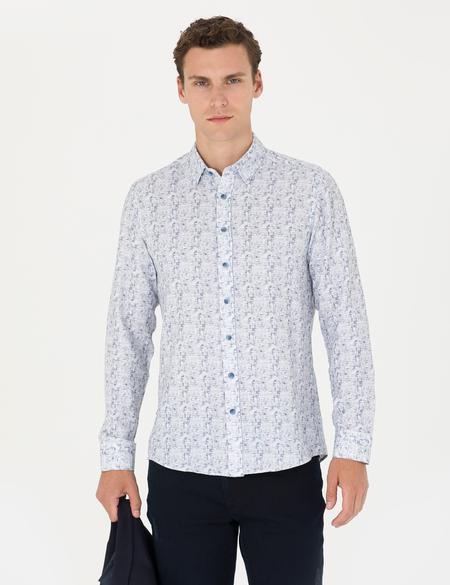 Mavi Slim Fit Uzun Kollu Gömlek - 50273552036