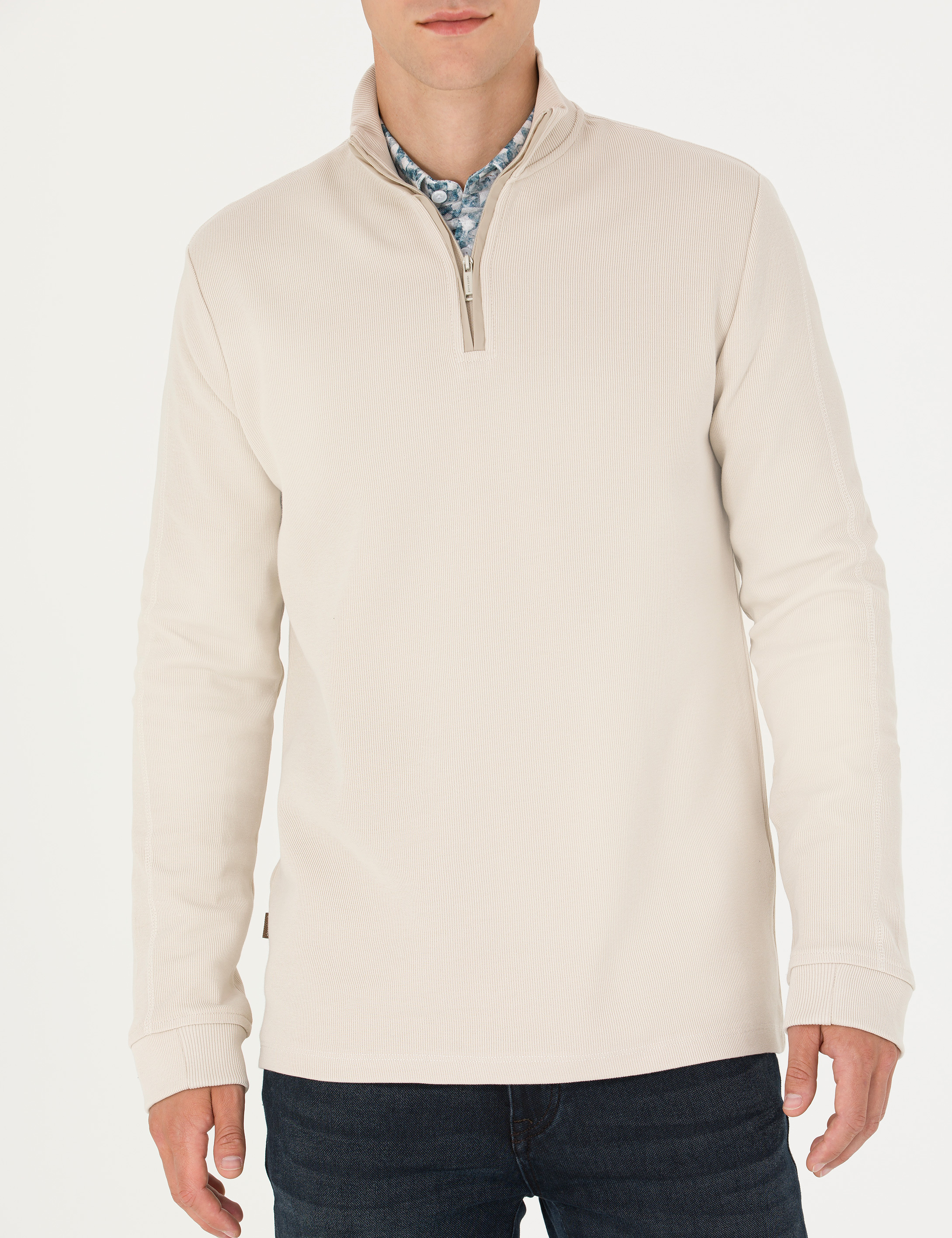 Pierre Cardin Coconut Regular Fit Sweatshirt görsel 6