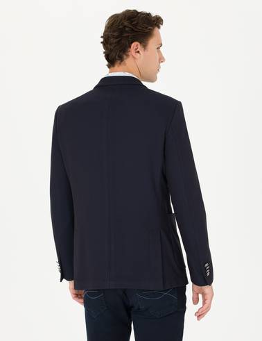 Lacivert Ekstra Slim Fit Blazer Ceket