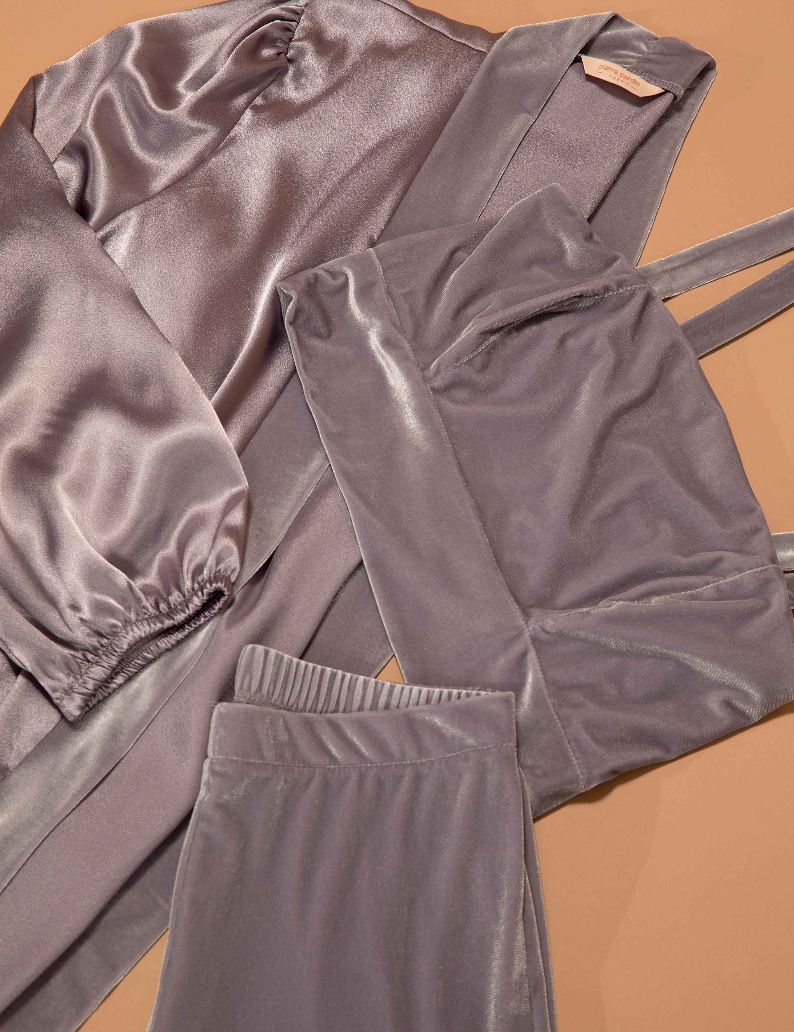 Gri 3'lü Pijama Takımı