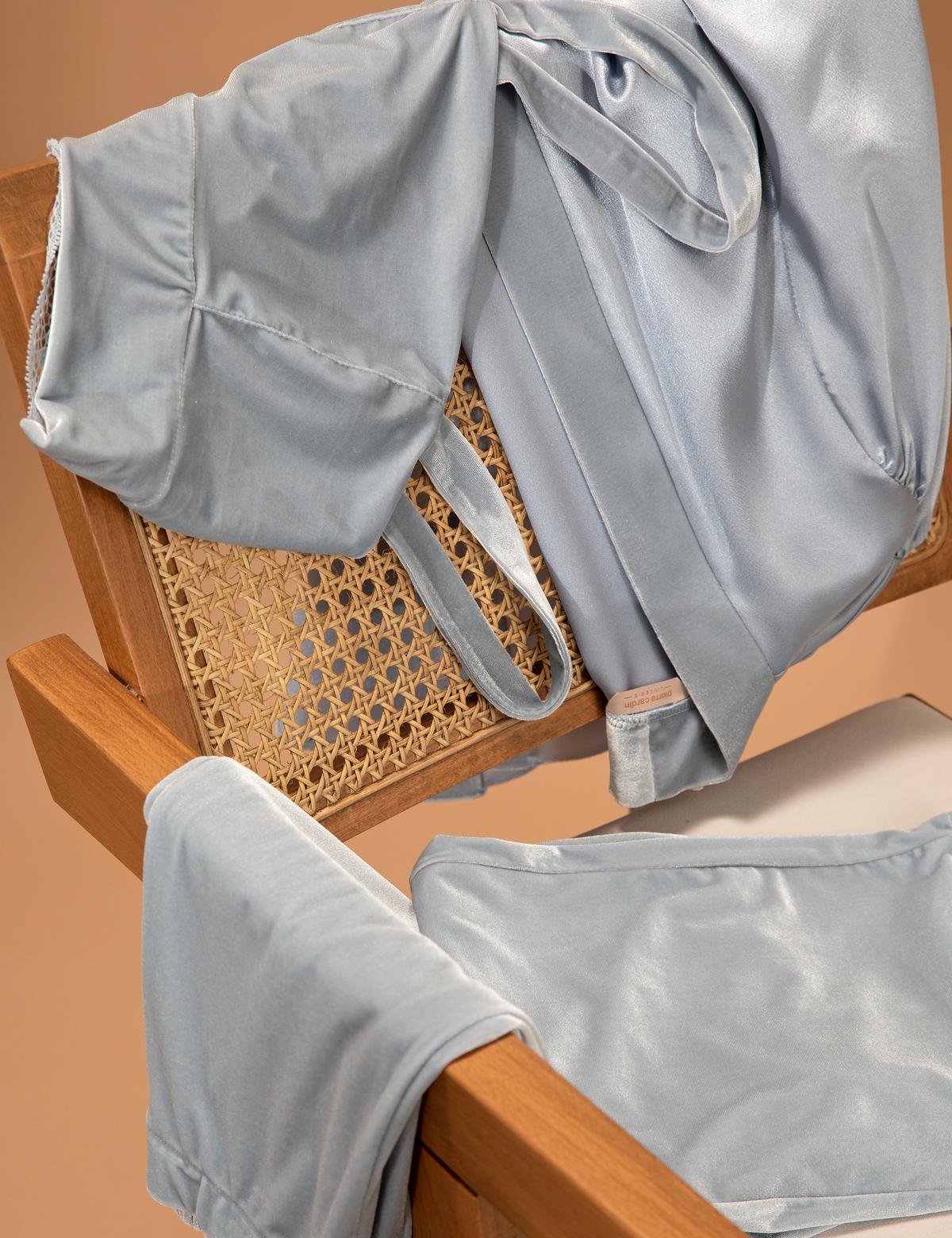 Mavi 3'lü Pijama Takımı