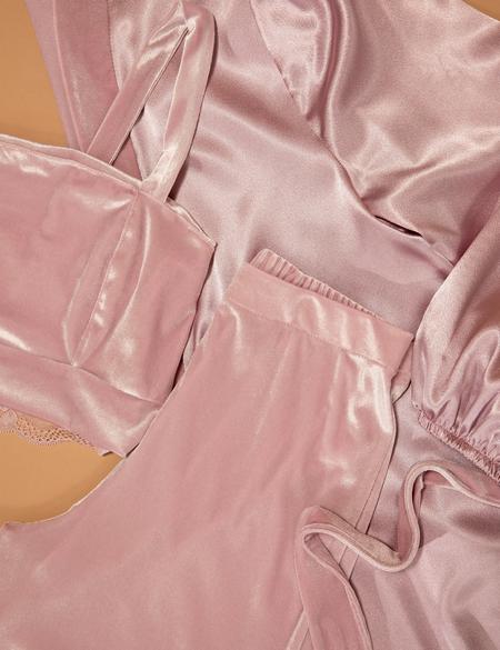 Pembe 3'lü Pijama Takımı - 50275666009