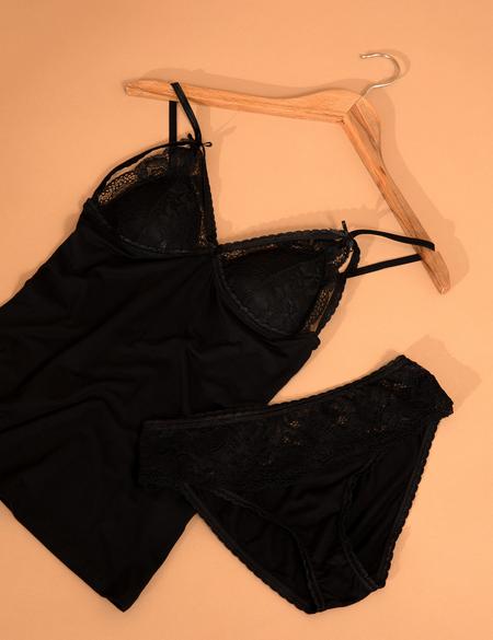 Siyah İç Giyim Takım - 50275651001