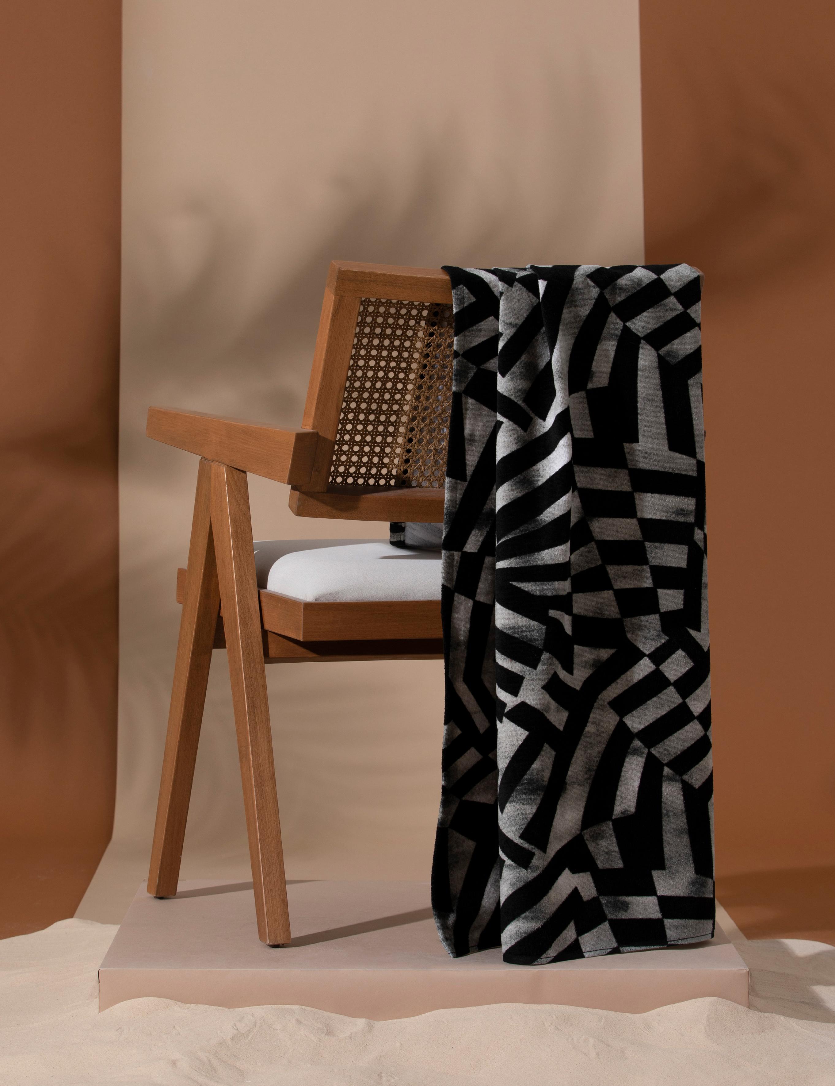 Antrasit %100 Pamuk Plaj Havlusu