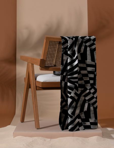 Antrasit %100 Pamuk Plaj Havlusu - 50275403001