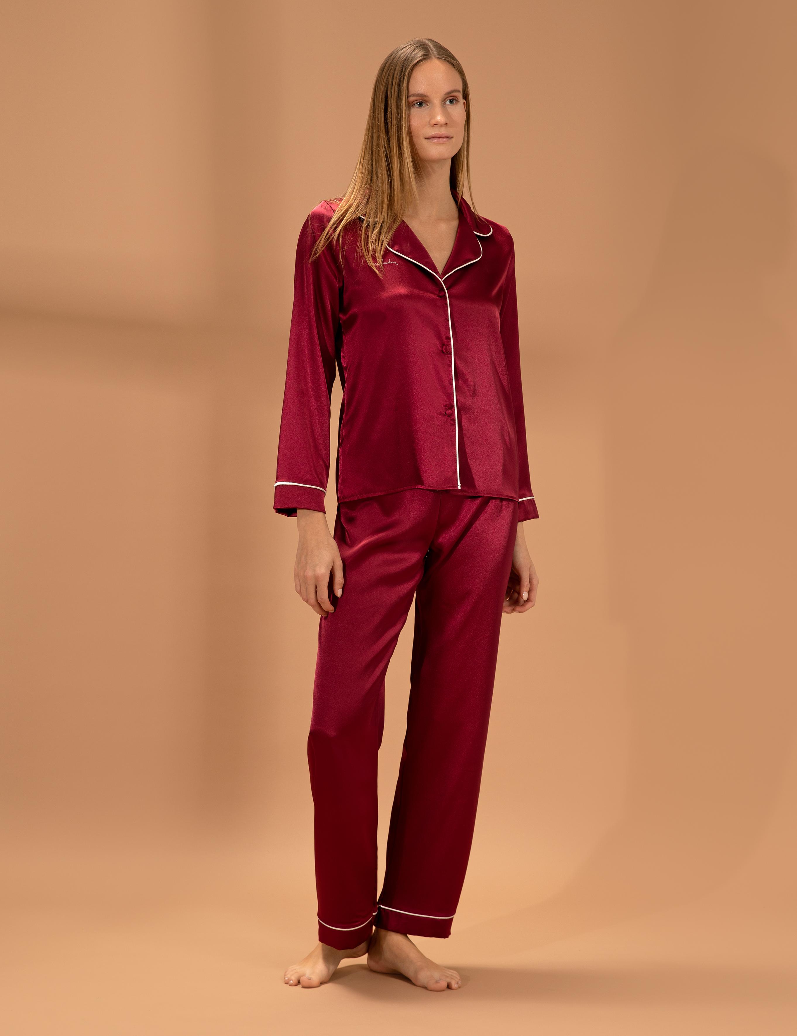 Bordo Pijama Takımı