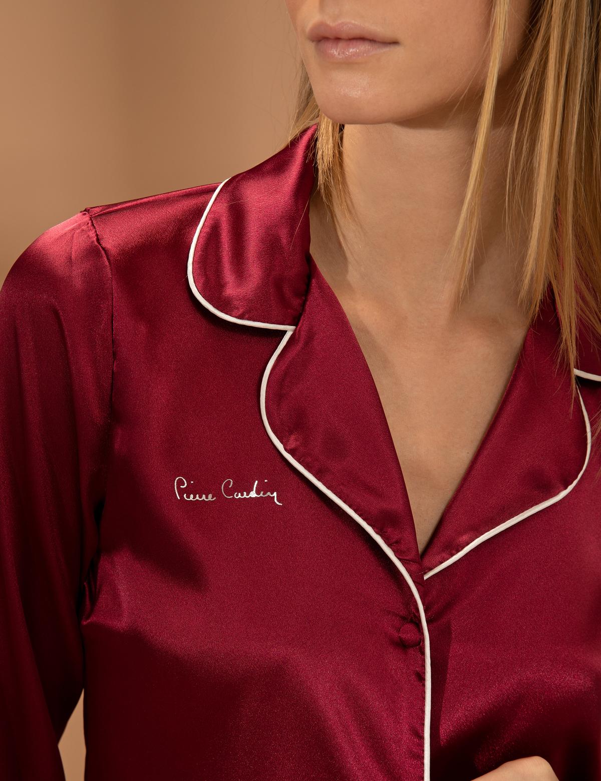 Bordo Pijama Takımı - 50275663014