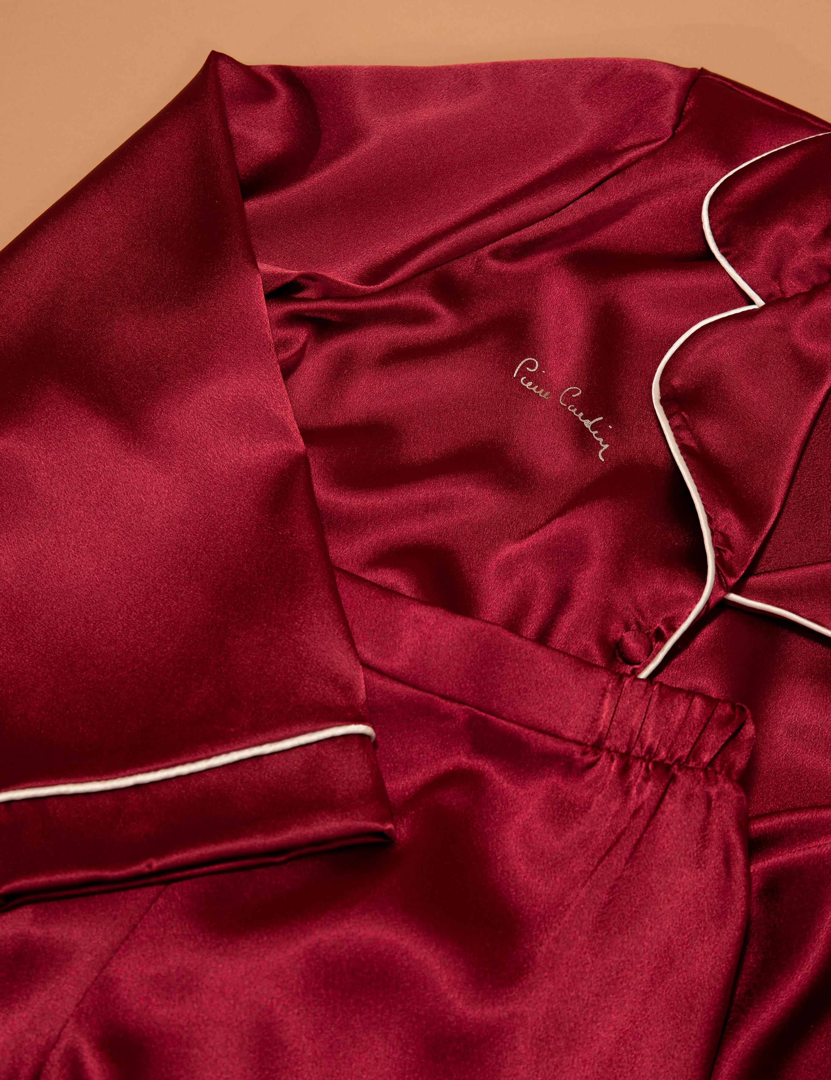 Bordo Pijama Takımı