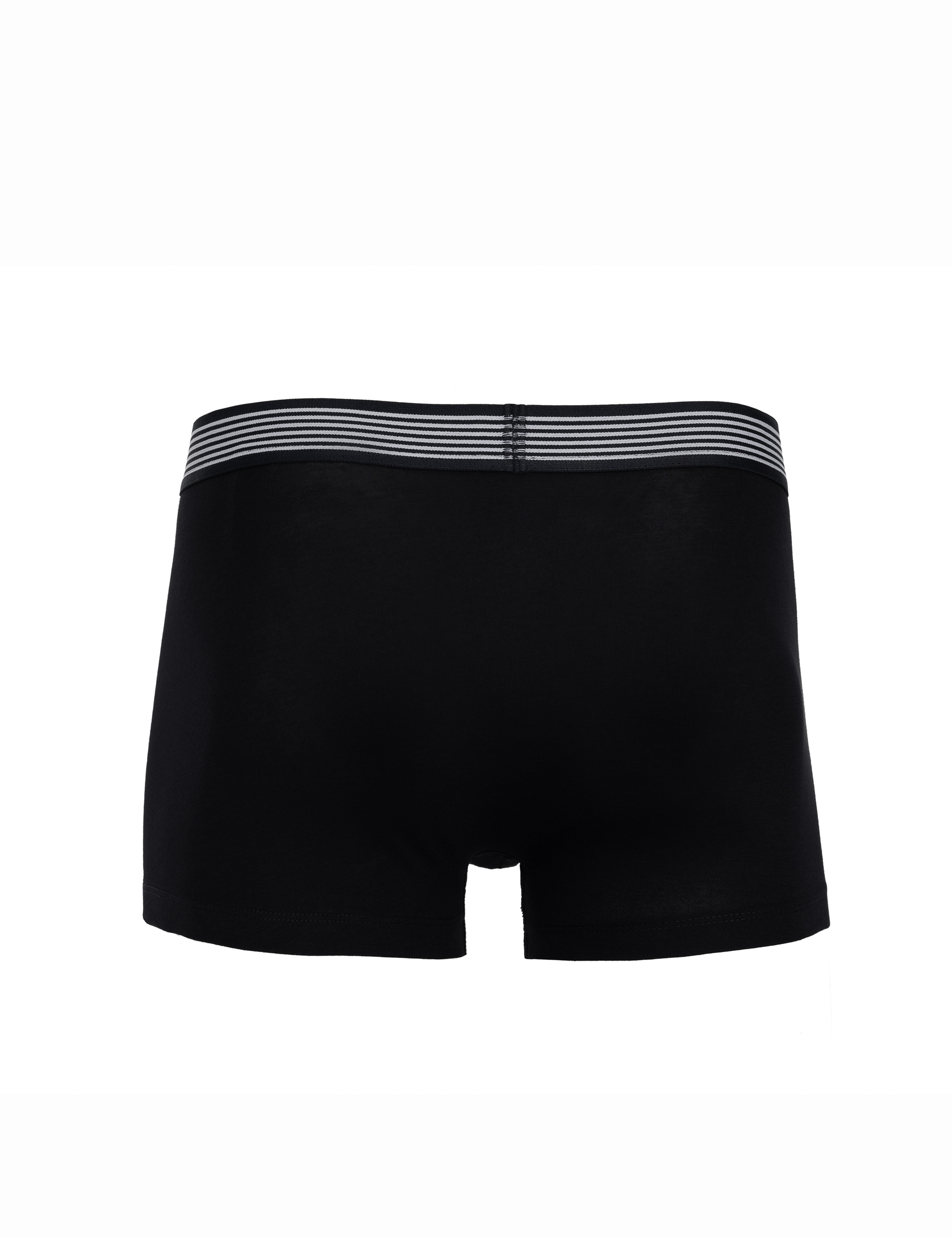 Siyah Pamuk Modal Karışımlı Tekli Boxer - Image 2