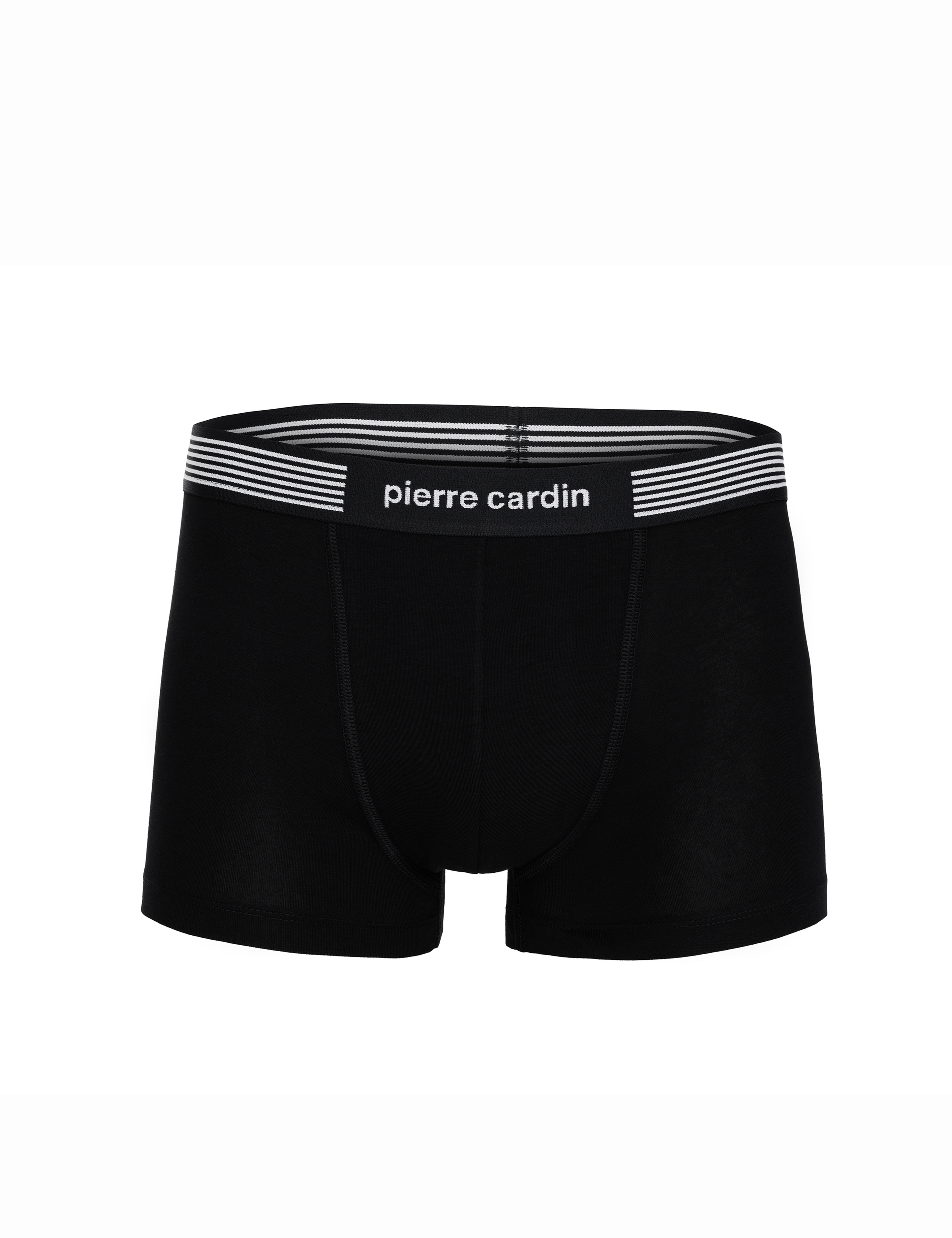 Siyah Pamuk Modal Karışımlı Tekli Boxer