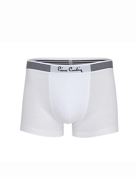 Beyaz Pamuk Modal Karışımlı Tekli Boxer - 50287006004