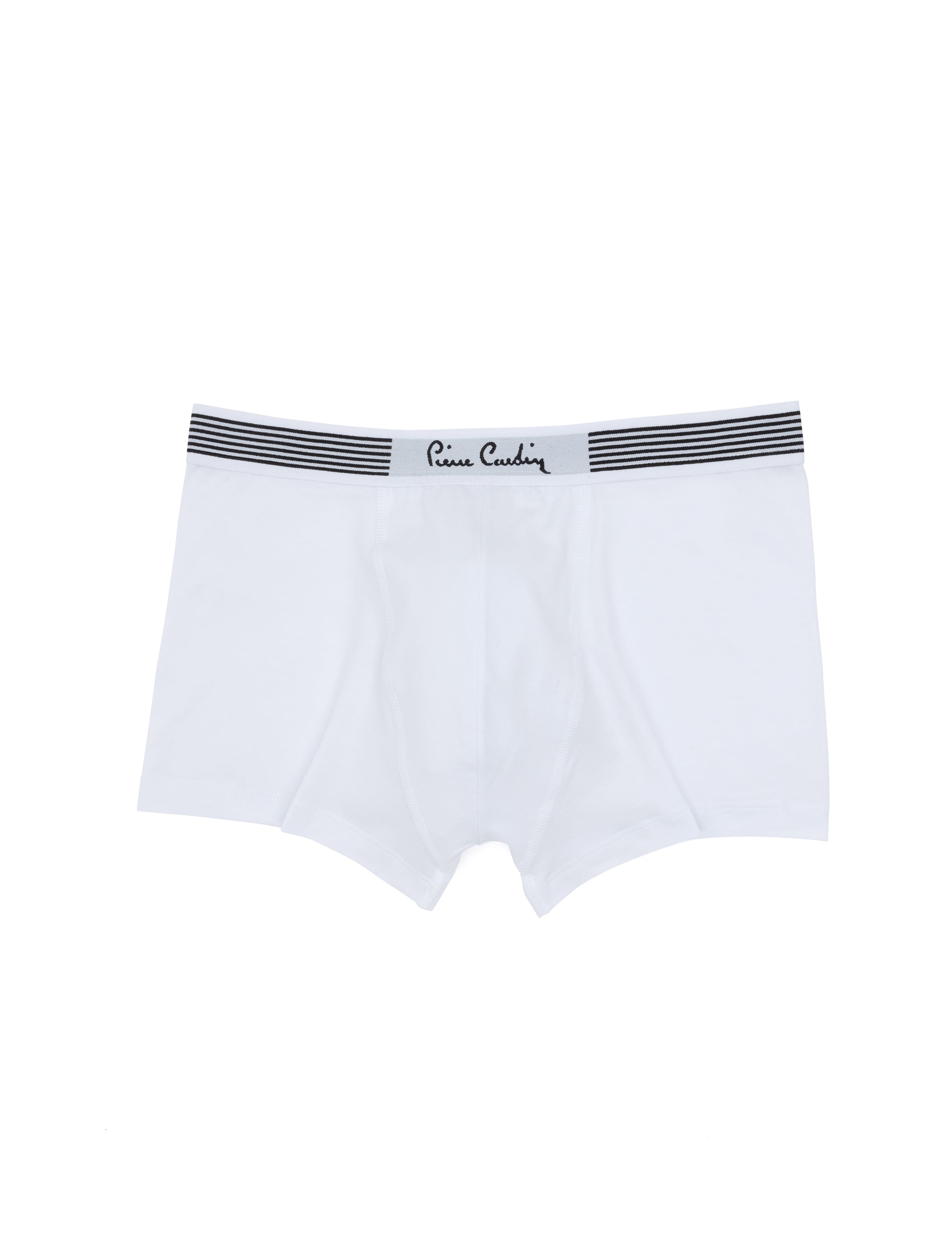Beyaz Pamuk Modal Karışımlı Tekli Boxer