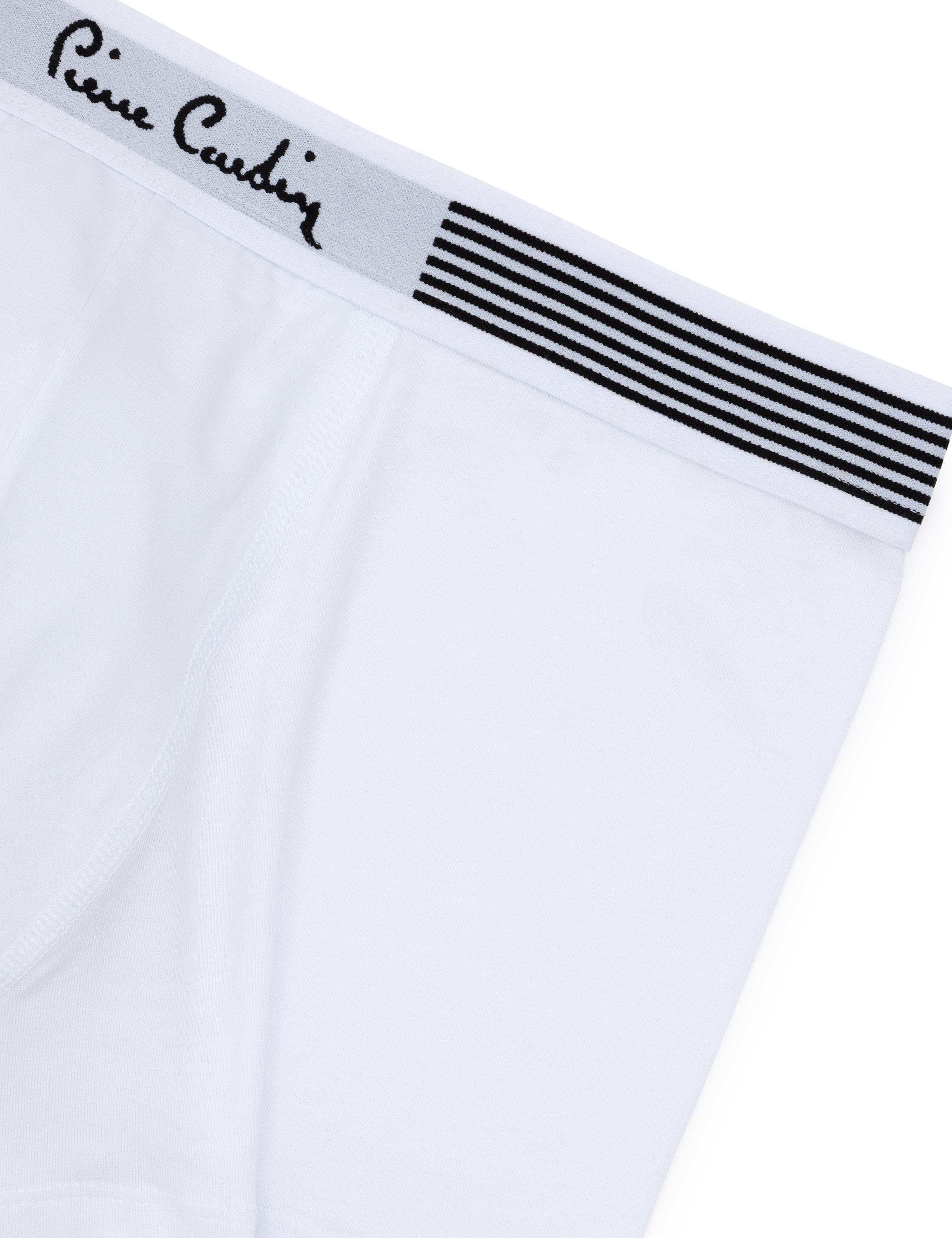 Beyaz Pamuk Modal Karışımlı Tekli Boxer