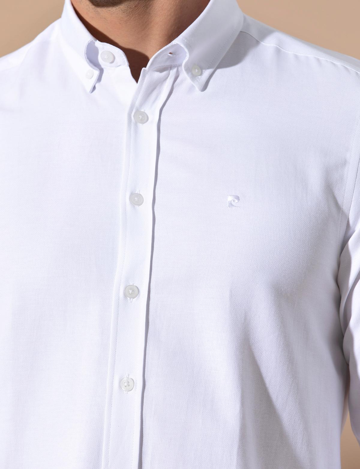 Beyaz Slim Fit Oxford Gömlek - 50258968032