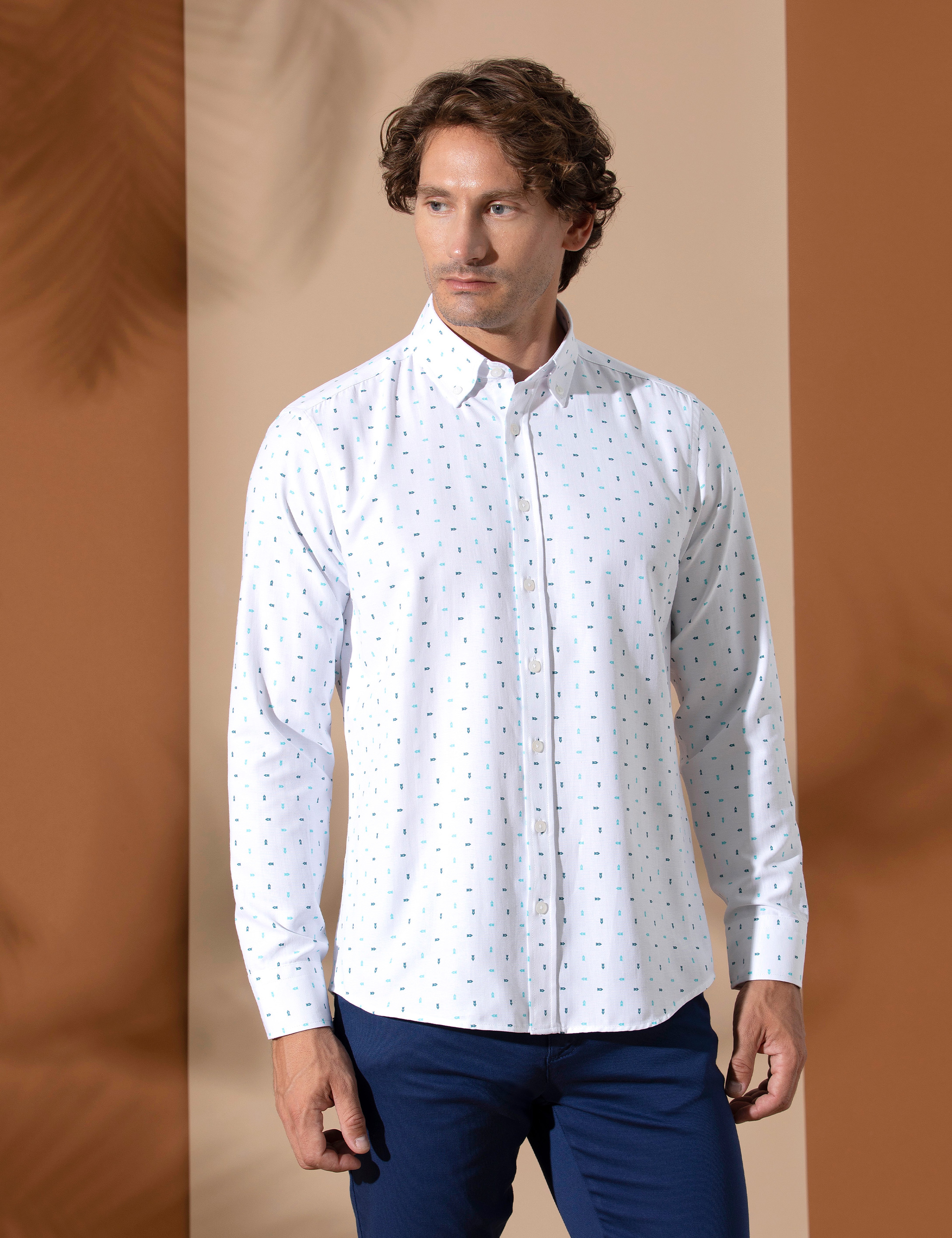 Aqua Slim Fit Uzun Kollu Gömlek