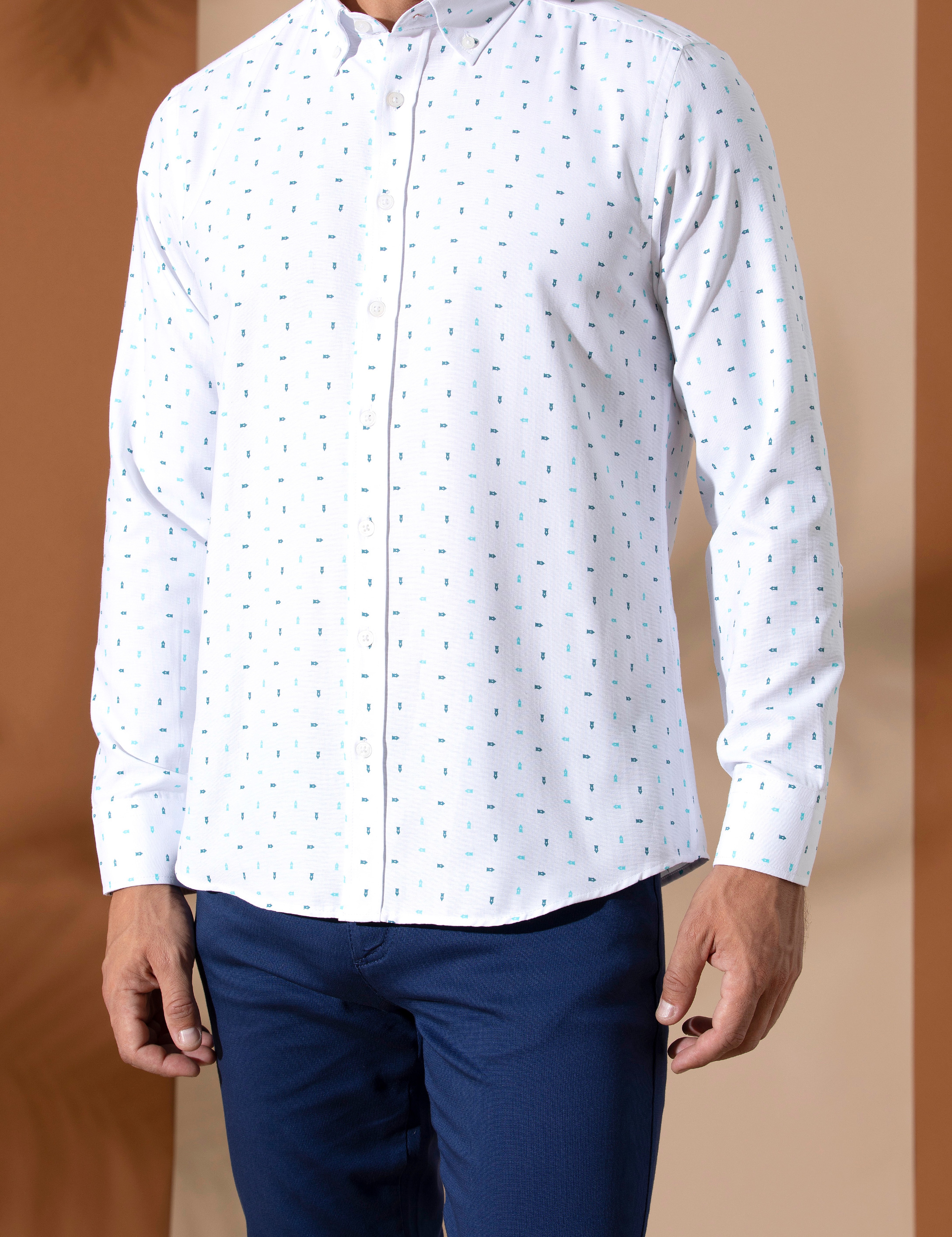 Aqua Slim Fit Uzun Kollu Gömlek - Image 6