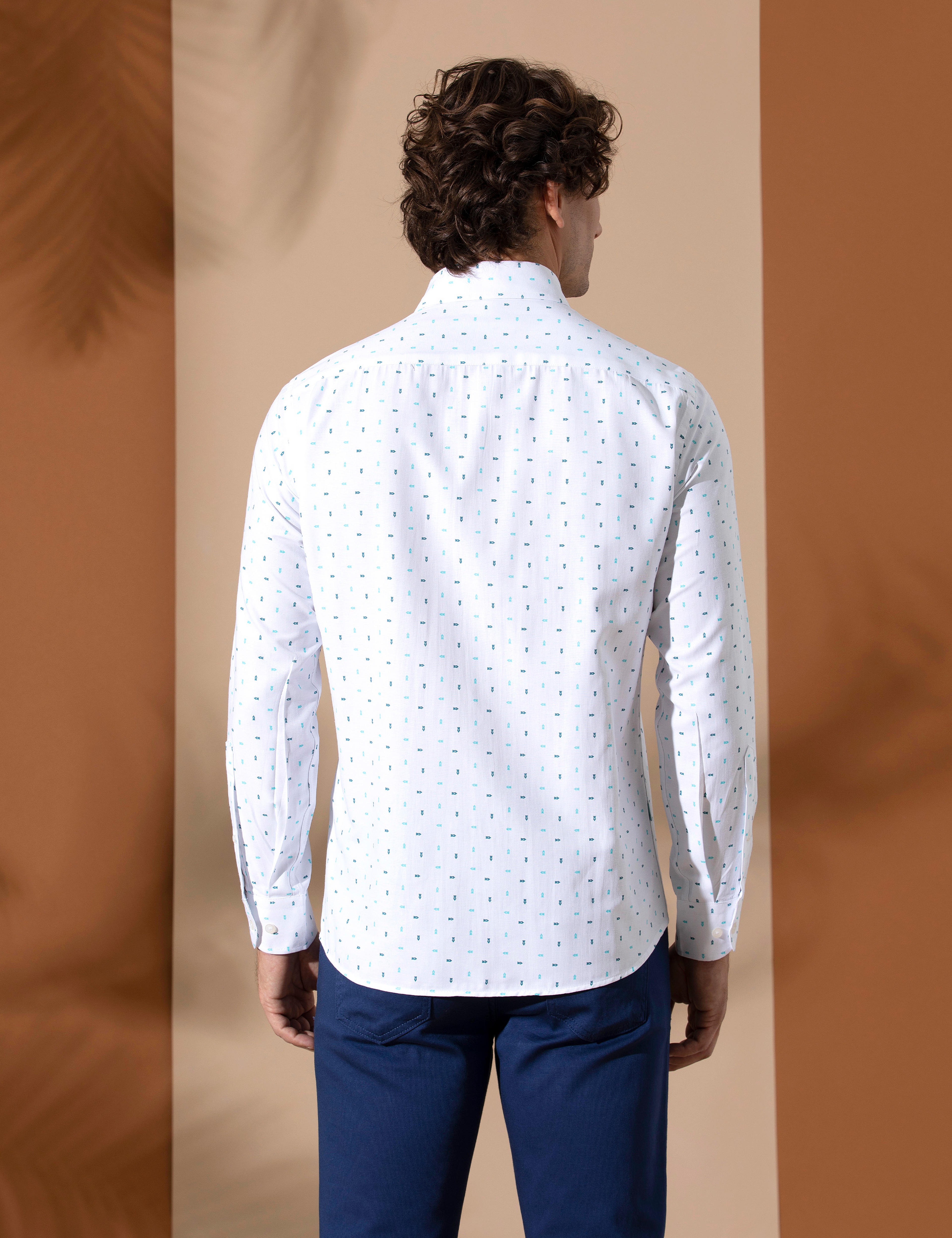 Aqua Slim Fit Uzun Kollu Gömlek - Image 5