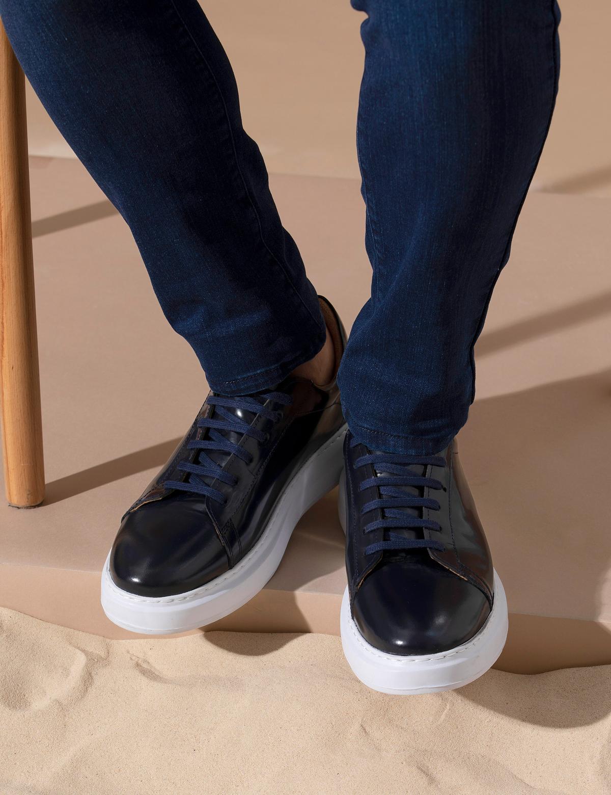 Lacivert Casual Ayakkabı