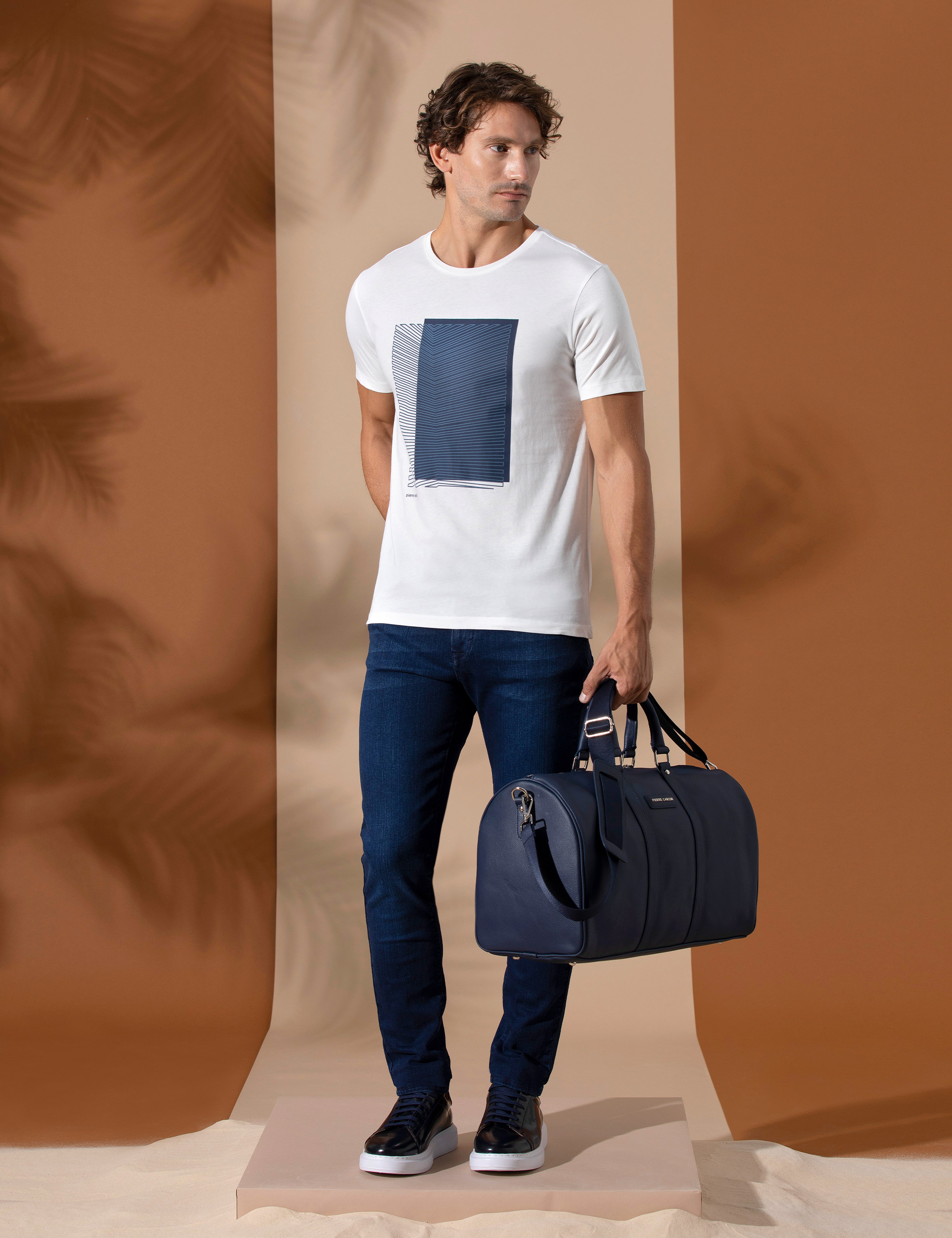 Lacivert Slim Fit Jean Pantolon