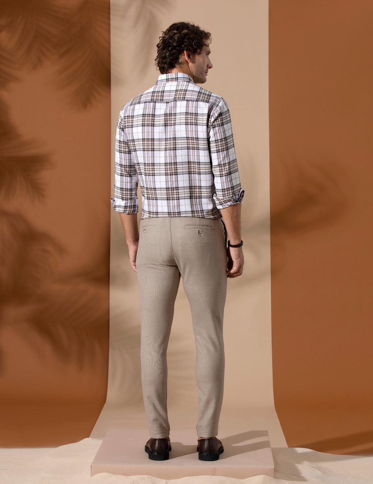 Vizon Slim Fit Kanvas Pantolon - 50271294173